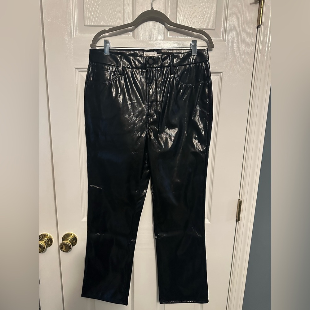 Good American Faux Leather Pants